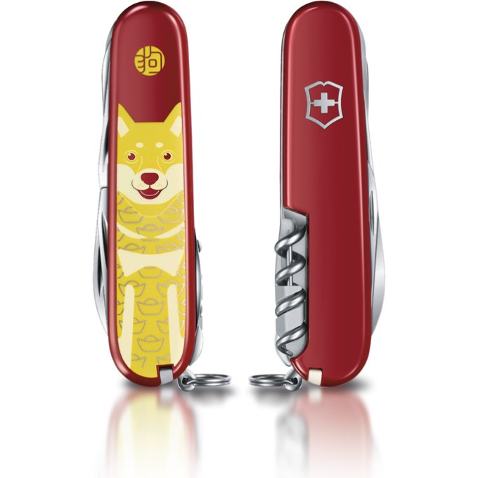 Нож Victorinox Huntsman Год Собаки 1.3714.E7